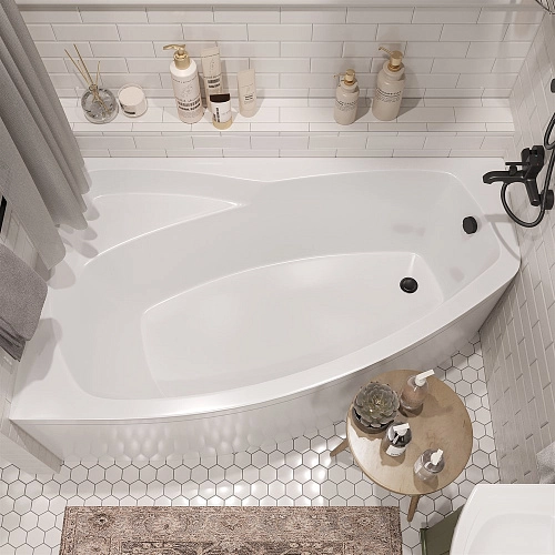 Акриловая ванна STWORKI Монтре 170x105 L, с каркасом 557151 Акриловая ванна STWORKI Монтре 170x105 L, с каркасом 557151