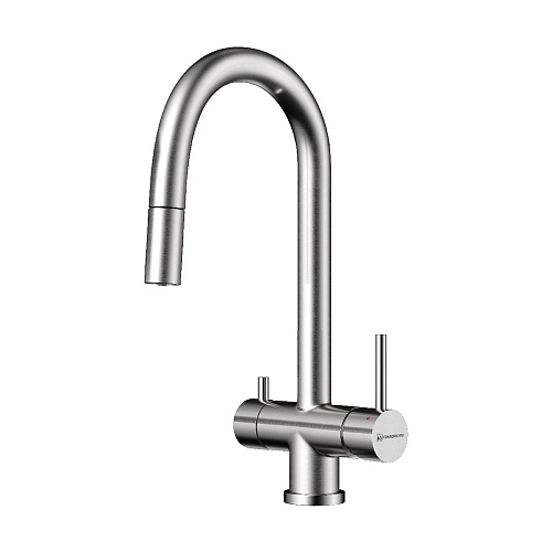 Смеситель для кухни Omoikiri Akita-S-BN 4994302 Смеситель для кухни Omoikiri Akita-S-BN 4994302