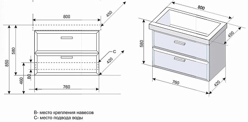 Тумба под раковину Style Line Лотос 80, Комо 80, Люкс белая, PLUS СС-00000366 Тумба под раковину Style Line Лотос 80, Комо 80, Люкс белая, PLUS СС-00000366