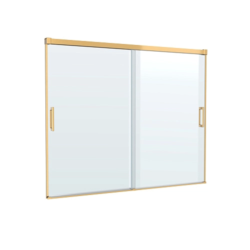 Шторка на ванну CEZARES TANDEM-SOFT-VF-2-180/145-C-BORO-IV цвет профиля брашированное золото стекло прозрачное Шторка на ванну CEZARES TANDEM-SOFT-VF-2-180/145-C-BORO-IV цвет профиля брашированное золото стекло прозрачное