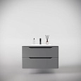 Тумба под раковину Style Line Марелла 90 Люкс антискрейтч серый, PLUS подвесная СС-00002415 Тумба под раковину Style Line Марелла 90 Люкс антискрейтч серый, PLUS подвесная СС-00002415