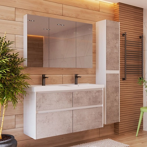 Зеркальный шкаф Lemark UNIVERSAL 120х80 см белый LM120ZS-U Зеркальный шкаф Lemark UNIVERSAL 120х80 см белый LM120ZS-U