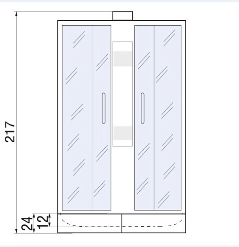 Душевая кабина River AMUR Б/К 90/24 МТ 10000001287 Душевая кабина River AMUR Б/К 90/24 МТ 10000001287