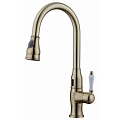 Смеситель для кухни Kaiser 31366-1 сенсорный с выдвижной лейкой бронза Смеситель для кухни Kaiser 31366-1 сенсорный с выдвижной лейкой бронза