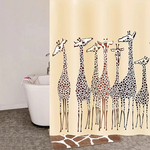 Штора для ванны Iddis Safari Friends 570P18Ri11 Штора для ванны Iddis Safari Friends 570P18Ri11