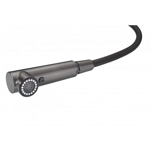 Смеситель для кухни Milacio Ultra 561 (MCU.561.GM) под фильтр, вороненая сталь с вытяжной лейкой Смеситель для кухни Milacio Ultra 561 (MCU.561.GM) под фильтр, вороненая сталь с вытяжной лейкой