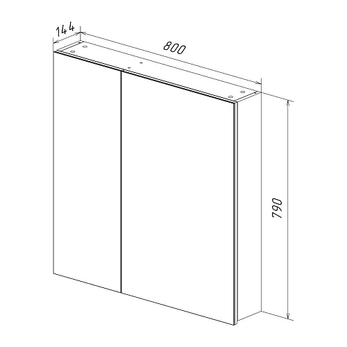 Зеркальный шкаф Lemark UNIVERSAL 80х80 см белый LM80ZS-U Зеркальный шкаф Lemark UNIVERSAL 80х80 см белый LM80ZS-U
