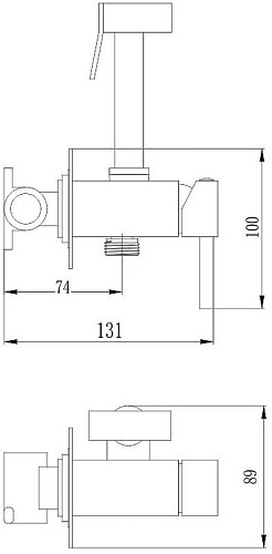 Гигиенический душ Haiba HB5512-7 Гигиенический душ Haiba HB5512-7