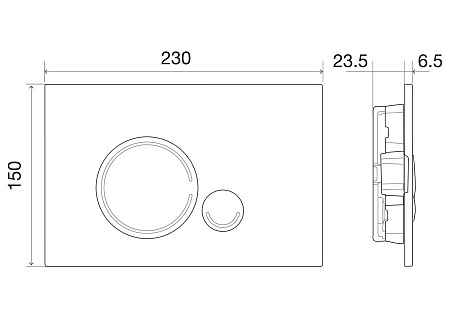 Инсталляция для унитаза BelBagno BB002-80 с клавишей смыва BB014-SR-BIANCO