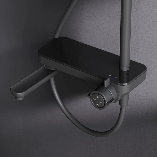 Душевая система AM.PM Like F0780722 штанга 1030-1460мм, верхний душ 220 мм Душевая система AM.PM Like F0780722 штанга 1030-1460мм, верхний душ 220 мм