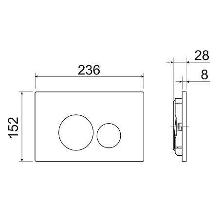 Инсталляция для унитаза Ceramica Nova Envision/ Round CN1001M