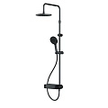 Душевая система AM.PM X-Joy F0785A622 верхний душ 220мм, черный Душевая система AM.PM X-Joy F0785A622 верхний душ 220мм, черный