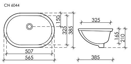 Раковина Ceramica Nova ELEMENT CN6044