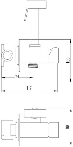 Гигиенический душ Haiba HB5512-4 Гигиенический душ Haiba HB5512-4
