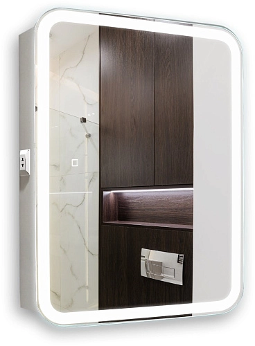Зеркальный шкаф Silver mirrors Фиджи Flip 60 (LED-00002472) Зеркальный шкаф Silver mirrors Фиджи Flip 60 (LED-00002472)