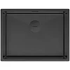 Кухонная мойка Paulmark NEXT 58 UNI, PM215844-MBN, матовый черный, 580х440мм 1,2мм