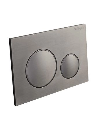 Клавиша смыва BelBagno BB-17C-GM оружейная сталь