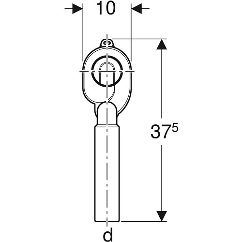 Сифон для писсуара GEBERIT 152.951.11.1 вертикальный выпуск D50 (белый) Сифон для писсуара GEBERIT 152.951.11.1 вертикальный выпуск D50 (белый)