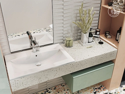 Раковина Santek Элина 75 1WH501619 1.WH50.1.619 Раковина Santek Элина 75 1WH501619 1.WH50.1.619