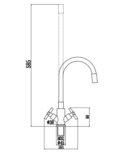 Смеситель для кухни Fmark (FS8442-01) Смеситель для кухни Fmark (FS8442-01)