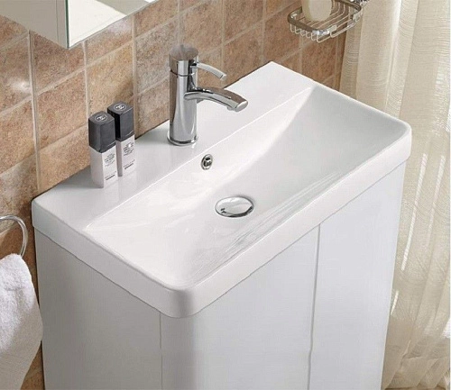 Раковина CeramaLux 9595-60 врезная, белый Раковина CeramaLux 9595-60 врезная, белый