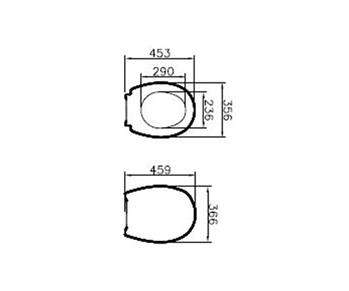 Крышка-сиденье Vitra 115-003-006, белый Крышка-сиденье Vitra 115-003-006, белый
