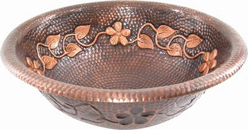 Раковина медная Bronze de Luxe R101, цвет - Plum (сливовый), 42 х 42 х 15 см Раковина медная Bronze de Luxe R101, цвет - Plum (сливовый), 42 х 42 х 15 см