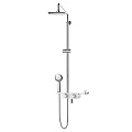 Душевая система Lemark Tropic LM7008С термостатическая, хром/белый Душевая система Lemark Tropic LM7008С термостатическая, хром/белый