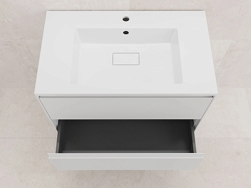 Тумба под раковину Style Line ЛИМА 80 ЛС-00002354 подвесная белый Тумба под раковину Style Line ЛИМА 80 ЛС-00002354 подвесная белый