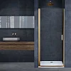 Душевая дверь Vincea Alpha VDP-3AL700CLG , брашированное золото, стекло прозрачное