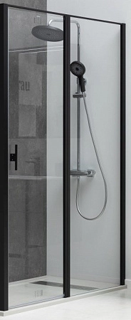 Душевая дверь Allen Brau Priority 100 черный браш 3.31006.BBA