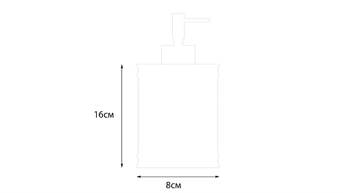 Дозатор жидкого мыла Fixsen Art FX-620-1 Дозатор жидкого мыла Fixsen Art FX-620-1