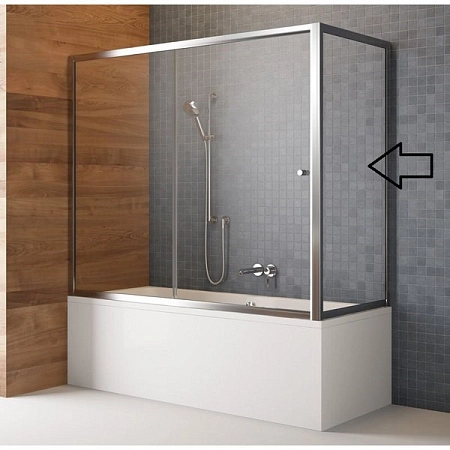 Боковая стенка Radaway Vesta S 204070-01 70 см прозрачное стекло