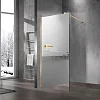 Душевая перегородка Vincea Walk-In VSW-1H100MRG, 1000x2000, матовый золотой, стекло зеркальное