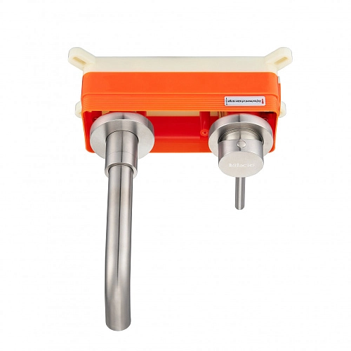 Смеситель для раковины Milacio Ultra ( MCU.552.SS ) настенный, нержавеющая сталь Смеситель для раковины Milacio Ultra ( MCU.552.SS ) настенный, нержавеющая сталь