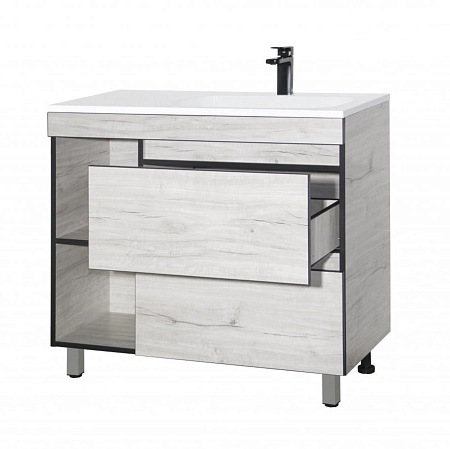 Тумба под раковину Style Line Берлин 90 СС-00002281 напольная PLUS, соната правая Тумба под раковину Style Line Берлин 90 СС-00002281 напольная PLUS, соната правая