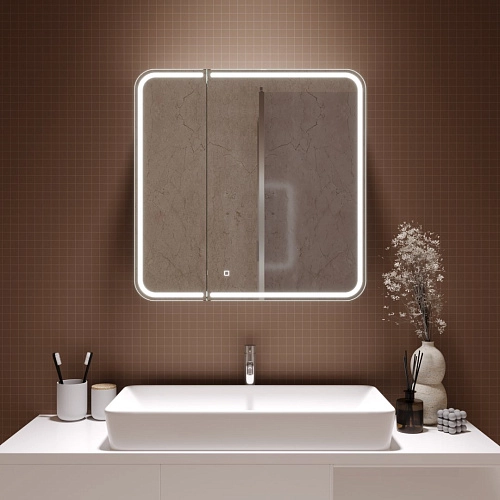 Зеркальный шкаф SILVER MIRRORS Alliance 805х800 (LED-00002516) Зеркальный шкаф SILVER MIRRORS Alliance 805х800 (LED-00002516)