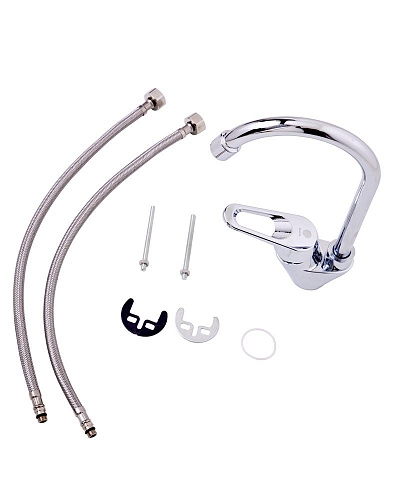 Смеситель для кухни OneLife P11-001cr полимерный хром Смеситель для кухни OneLife P11-001cr полимерный хром