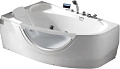 Акриловая ванна Gemy G9046 K L 161x96 угловая, асимметричная, левая, гидромассажная Акриловая ванна Gemy G9046 K L 161x96 угловая, асимметричная, левая, гидромассажная