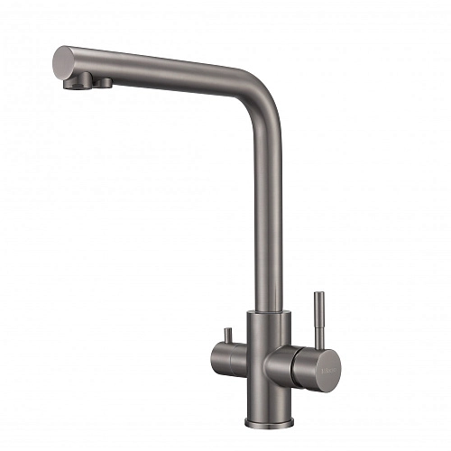 Смеситель для кухни Milacio Ultra ( MCU.553.GM ) вороненая сталь Смеситель для кухни Milacio Ultra ( MCU.553.GM ) вороненая сталь