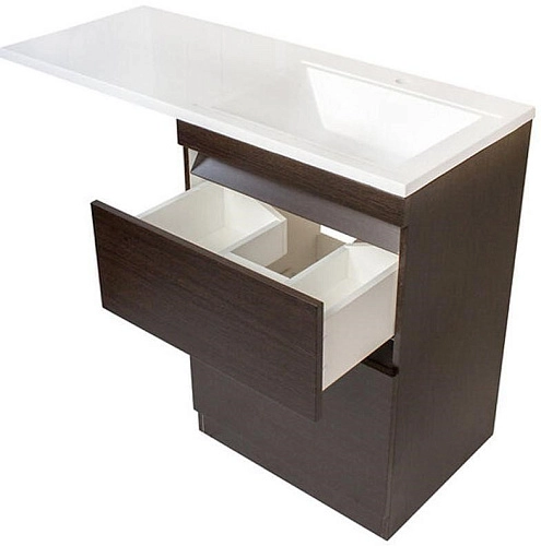 Тумба под раковину Style Line Даллас 120, люкс PLUS, коричневый СС-00000424 Тумба под раковину Style Line Даллас 120, люкс PLUS, коричневый СС-00000424