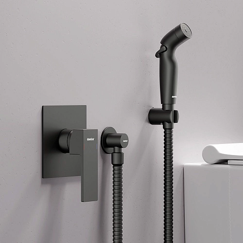 Гигиенический душ Damixa Gala 537510300 встраиваемый, черный Гигиенический душ Damixa Gala 537510300 встраиваемый, черный