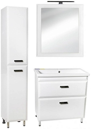 Шкаф-пенал Style Line Лотос, Люкс белая, PLUS СС-00000377 Шкаф-пенал Style Line Лотос, Люкс белая, PLUS СС-00000377