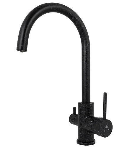 Смеситель для кухни Kaiser Merkur 26744-12 Black SandBeige боковой под фильтр R-излив черный мрамор Смеситель для кухни Kaiser Merkur 26744-12 Black SandBeige боковой под фильтр R-излив черный мрамор