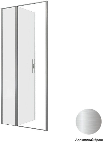 Душевая дверь Allen Brau Priority 90 3.31026.BA серебро браш Душевая дверь Allen Brau Priority 90 3.31026.BA серебро браш