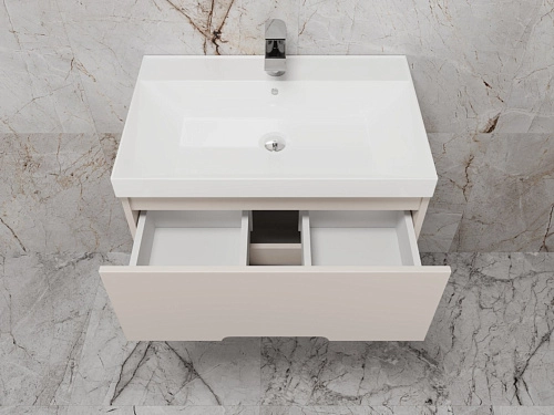 Тумба под раковину Style Line Матис 70, Classic 70, (2 ящика), крем, эмаль подвесная ЛС-00002309 Тумба под раковину Style Line Матис 70, Classic 70, (2 ящика), крем, эмаль подвесная ЛС-00002309