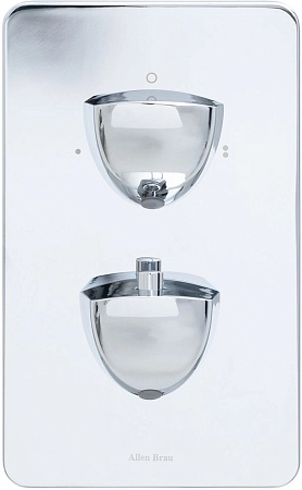 Смеситель для ванны Allen Brau Infinity 5.21216-00 (с внутренней частью, 2 выхода) хром