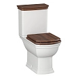 Унитаз напольный Opadiris Риспекто OS239724N белый, ободковый, сиденье светлый орех, крышка бачка светлый орех Унитаз напольный Opadiris Риспекто OS239724N белый, ободковый, сиденье светлый орех, крышка бачка светлый орех