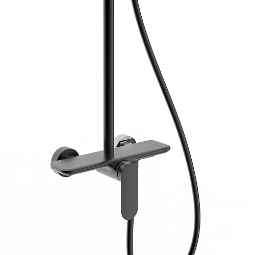 Душевая система для Kaiser Arena вороненая сталь 33282-15 Душевая система для Kaiser Arena вороненая сталь 33282-15