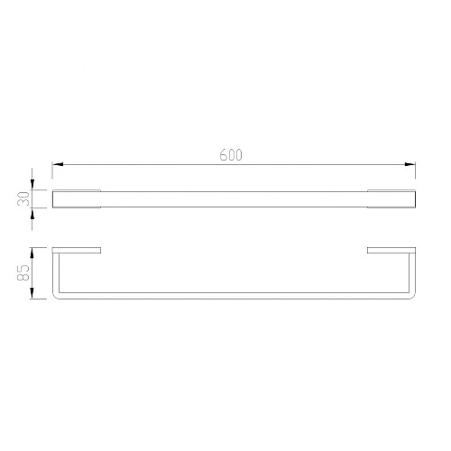 Полотенцедержатель ABBER Westen AA1754G золото матовое Полотенцедержатель ABBER Westen AA1754G золото матовое